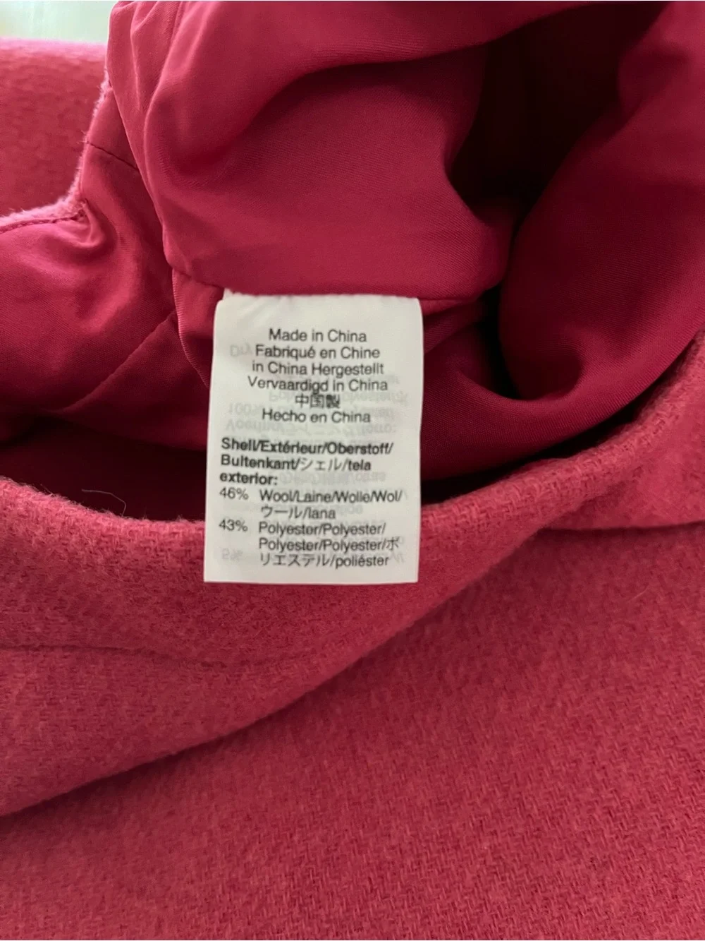 J. Crew Hot Pink Wool Blend Pencil Skirt